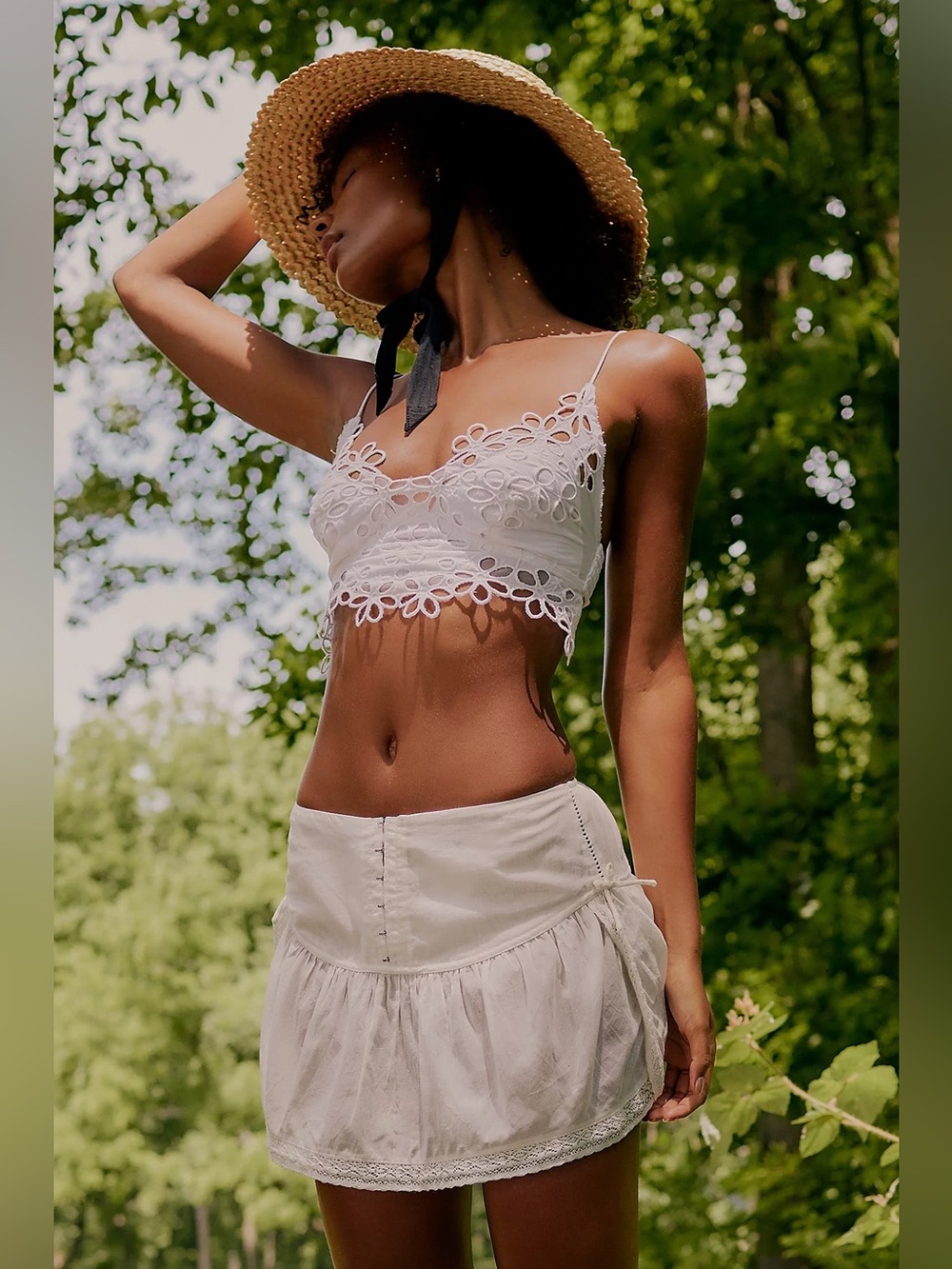 Free People Asteria Bralette - White - Picture 2 of 8